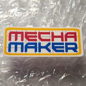 Fangirl Series - &quot;Mecha Maker&quot; - Gunpla / Gundam Model Maker Handmade Vinyl Sticker