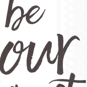 Be Our Guest Decoupage Napkins: Guest Size Decorative Paper