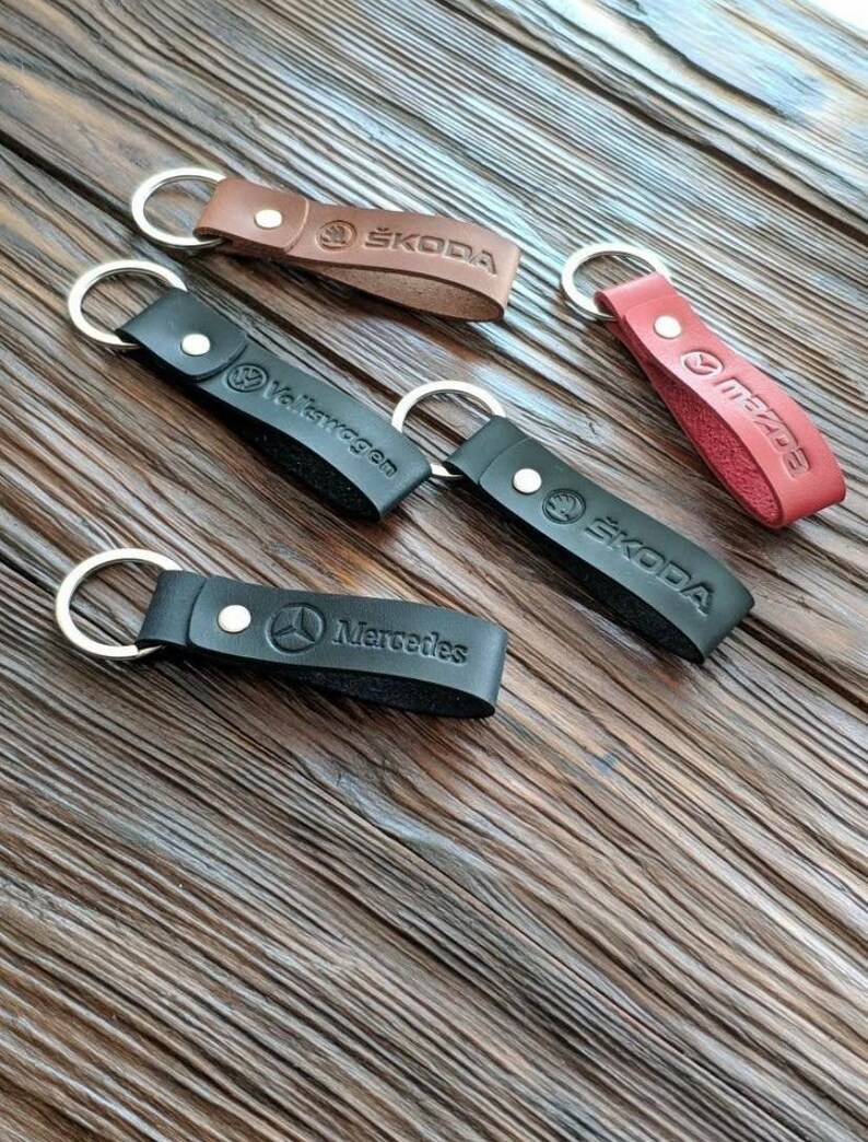 Targa 4S Porsche Car Logo Porsche Keychain, Personalized Leather