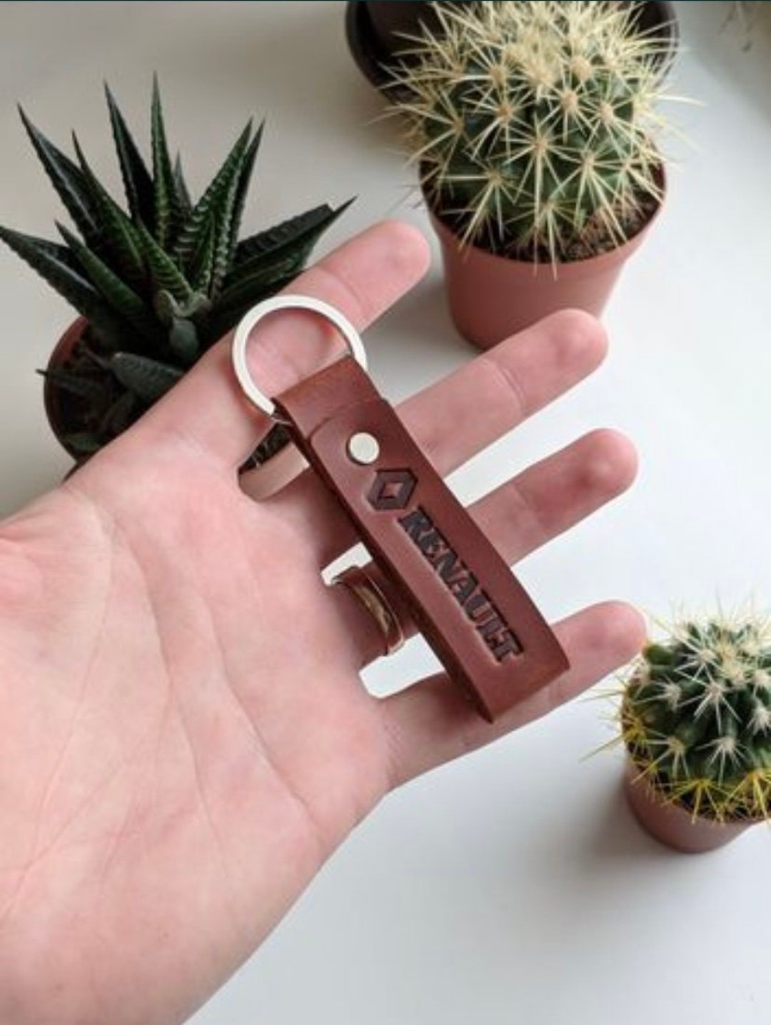 Renault Keychain, Car Logo Keychain Personalized Leather Keychain Etsy