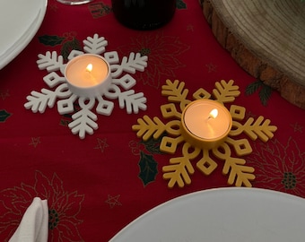 Snowflake Tealight Candle Holder