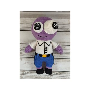Crochet Smiling Friends Plush Figurine: Handmade Cotton Toy (7.87&quot;)