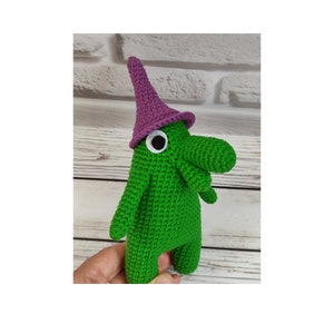 Crochet Glep Figurine: Smiling Friends Plush Amigurumi