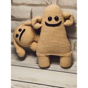 Crochet Toggle little big planet plush sackboy toggle plush gifts for gamers little big planet keychain sackboy plush littlebigplanet 3