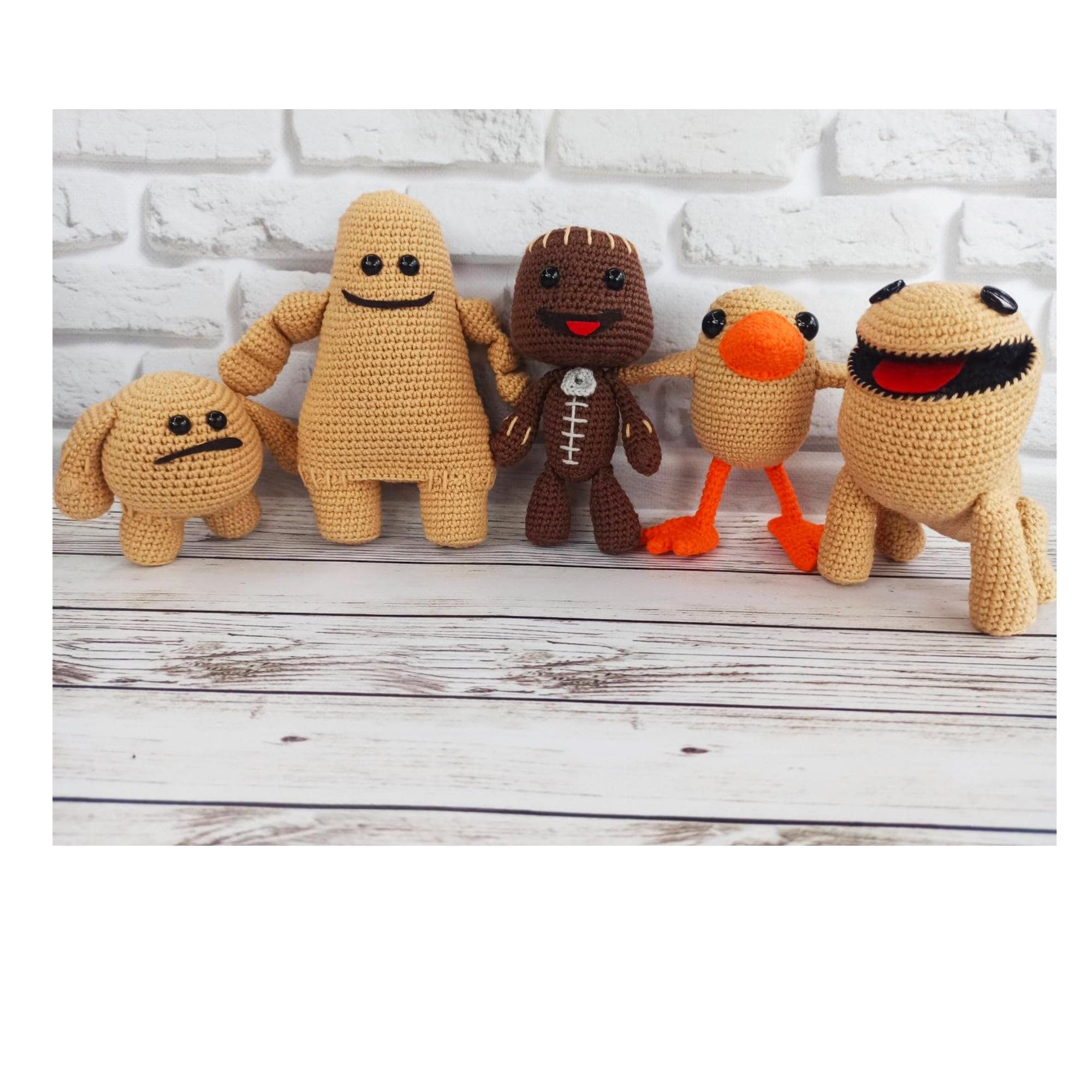 Crochet Sack Boy Oddsock Swoop Toggle Little Big Planet Birthday