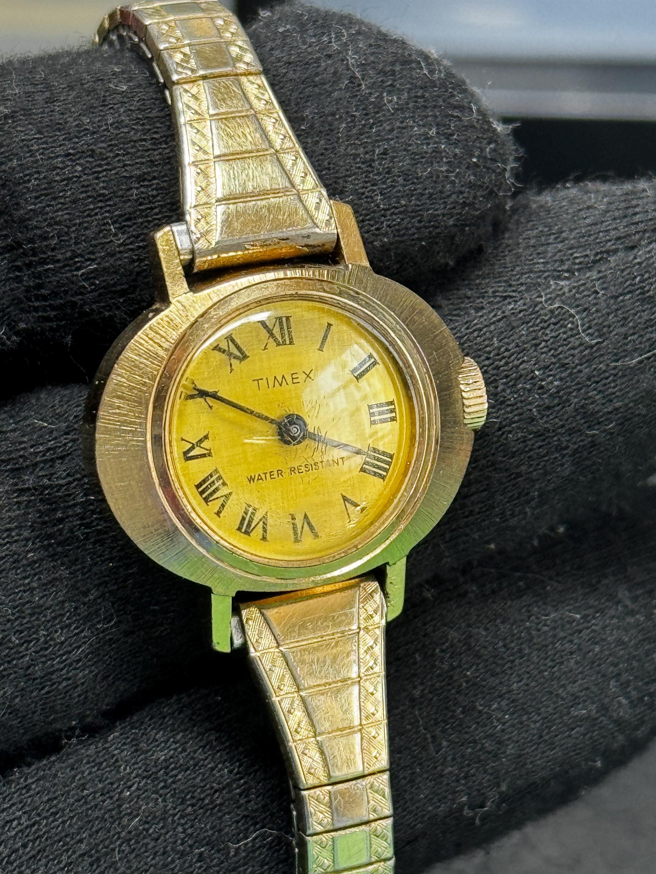 Vintage Gold Mens Timex Watch - Etsy display picture 2