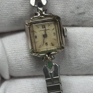 Vintage 1950s Longines Ladies Cocktail Watch: Swiss Mechanical Movement