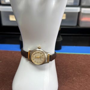 メンズ HUDSON 17 JEWELS ヘブライ文字 腕時計 自動巻き