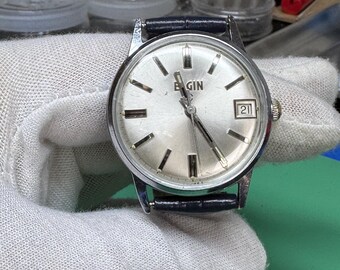 Vintage 12k RGP 1962 Elgin Wind-up Watch - Etsy display picture 2