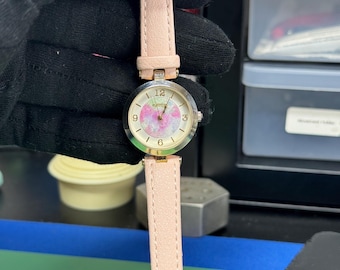 Relógio Vintage Nattito Feminino: Mostrador Rosa Galaxy, Quartzo Japonês