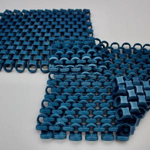 L.K.T Blue, 3D Printed Chainmail