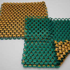 L.K.T Oxide Green/Gold 3D Printed Chainmail