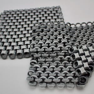 L.K.T Silver 3D Printed Chainmail