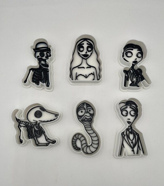 Corpse Bride, Sugar Cookie Cutter Set
