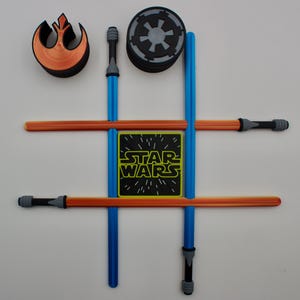 Magnetic Light Saber Tic Tac Toe