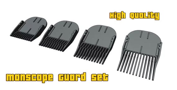 MANSCAPE Lawnmower Trimmer 3.0 Replacment Guards SET OF 4 Etsy