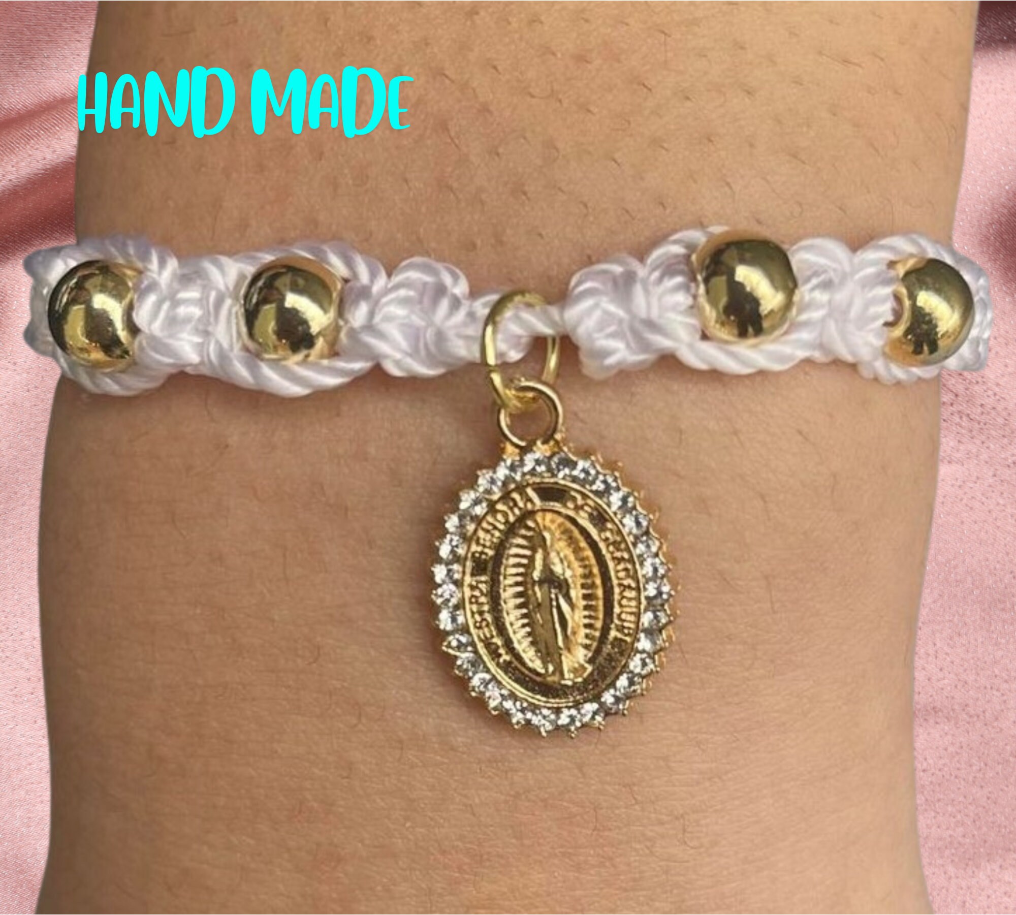 100Pcs Religious Spacer Beads Bulk - Zinc Alloy St. Benedict, Virgin Mary, St. Jude Medals For Jewelry Making