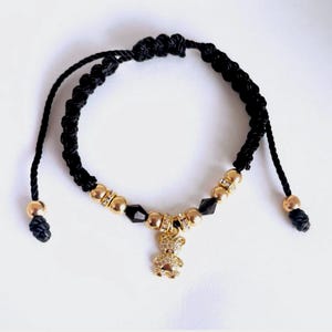 Bear  Bracelet, 18K Gold Plated, Adjustable, Handmade, for women