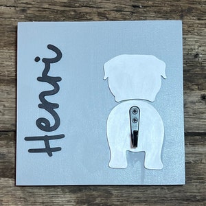 Personalized Dog Leash Holder