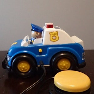 New Switch Adapted Toy Police Car. Lights up With Sound - Etsy Australia