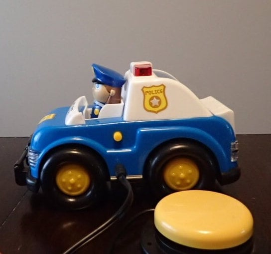 New Switch Adapted Toy Police Car. Lights up With Sound Etsy Australia