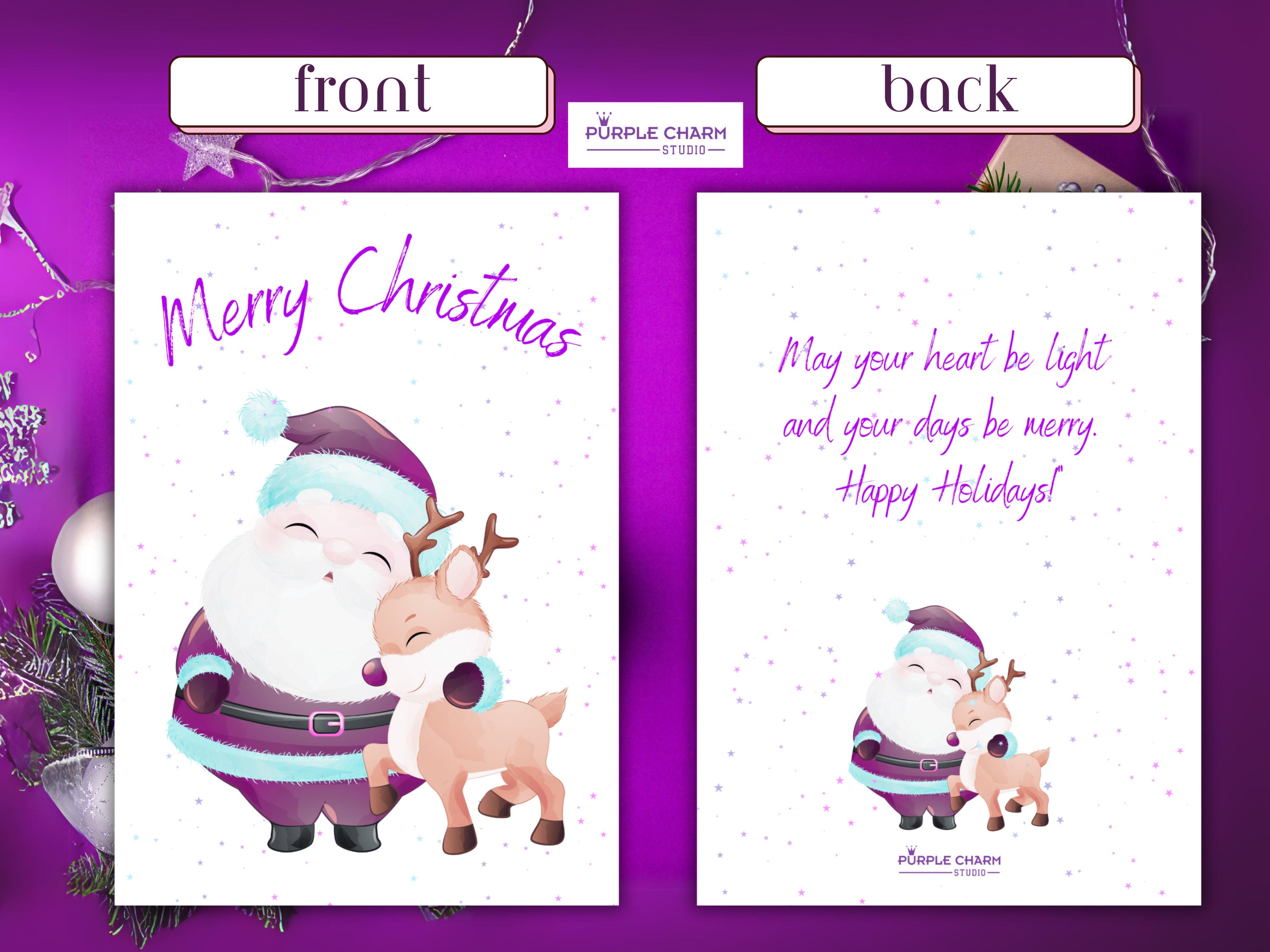 Christmas Santa Card Printable - Il Fullxfull.5485799086 2ovb 