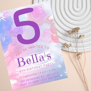 Gold glitter sprinkle birthday card
