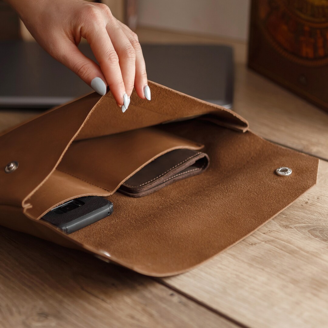 Leather iPad Case Leather iPad Holder Leather Office Etsy