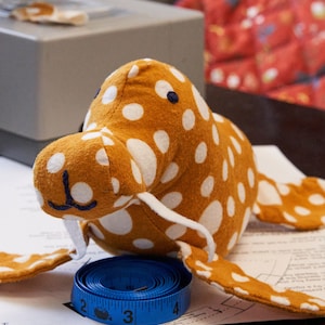Walrus Plush Toy Printable Sewing Pattern and Instructions