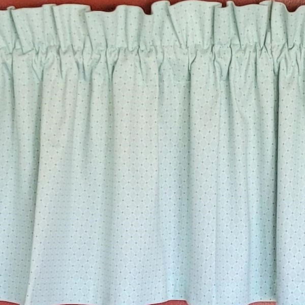 Window Valance soft Green 45"