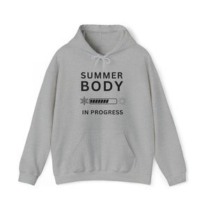 Summer Body in Progress - Unisex Heavy Blend™ Hooded Sweatshirt
