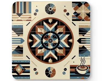 Abstrakt Geometrische Untersetzer Set, Moderne Getränke Untersetzer