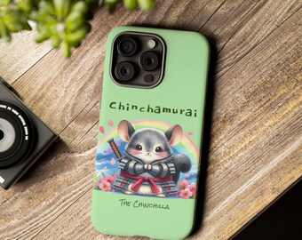 Chinchamurai Chinchilla Phone Case, Dual Layer Protective Case