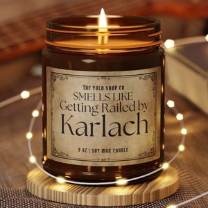 Karlach Scented Soy Candle: BG3 Gamer Gift