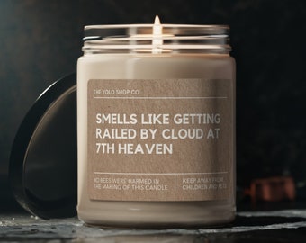 Final Fantasy 7 Soy Candle: 7th Heaven Inspired Scent