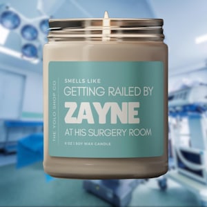 Zayne Gamer Gift Soy Candle, Funny Scented Candle