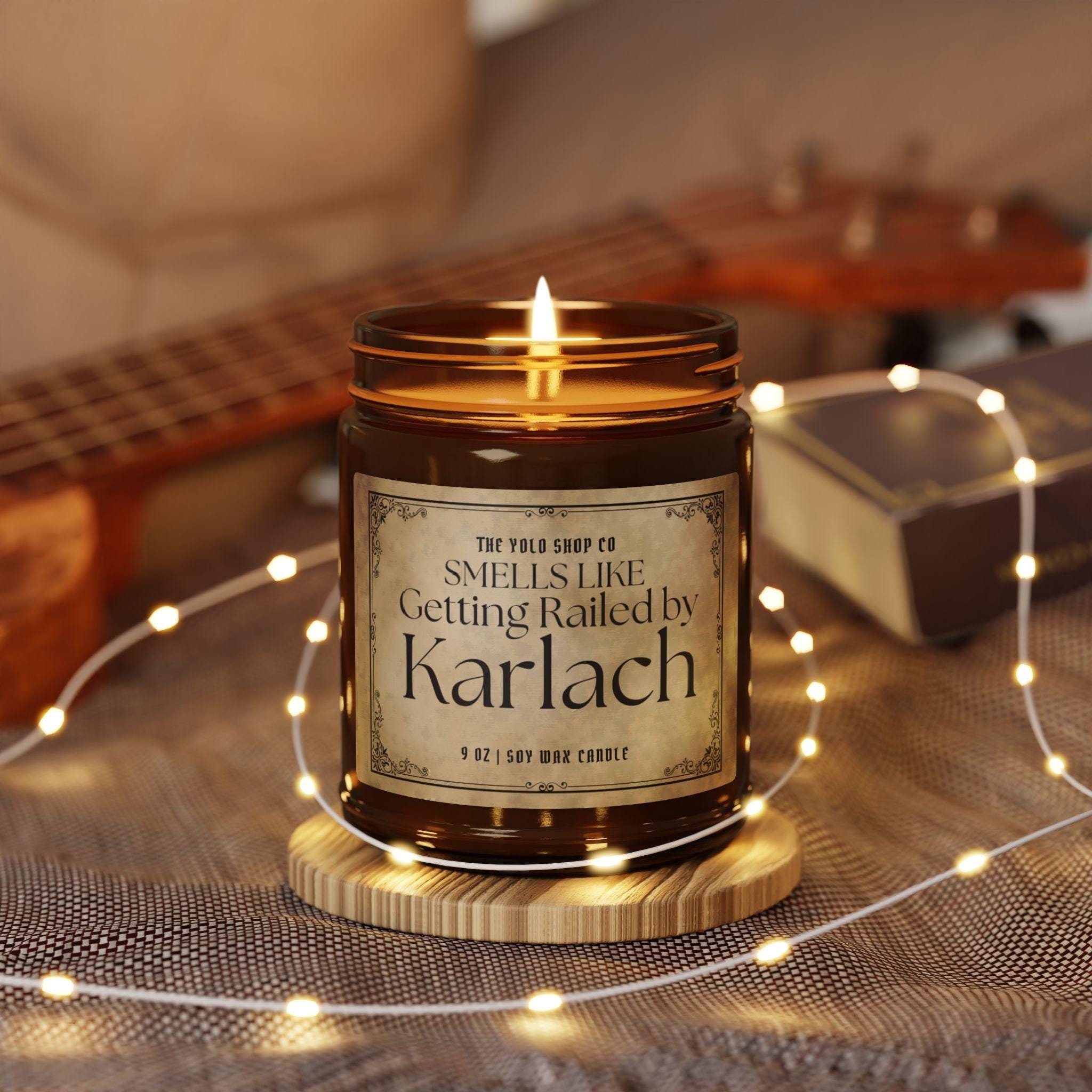 Getting Railed by Karlach Scented Soy Candle, BG3 Karlach merch Tiefling gamer gift, gaming candles, Baldur's Gate 3 gift