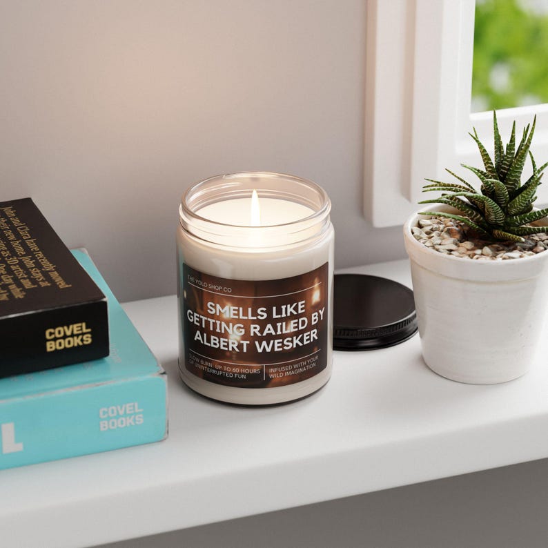 Getting Railed by Albert Wesker, Resident Evil Funny Candle Gift - Etsy