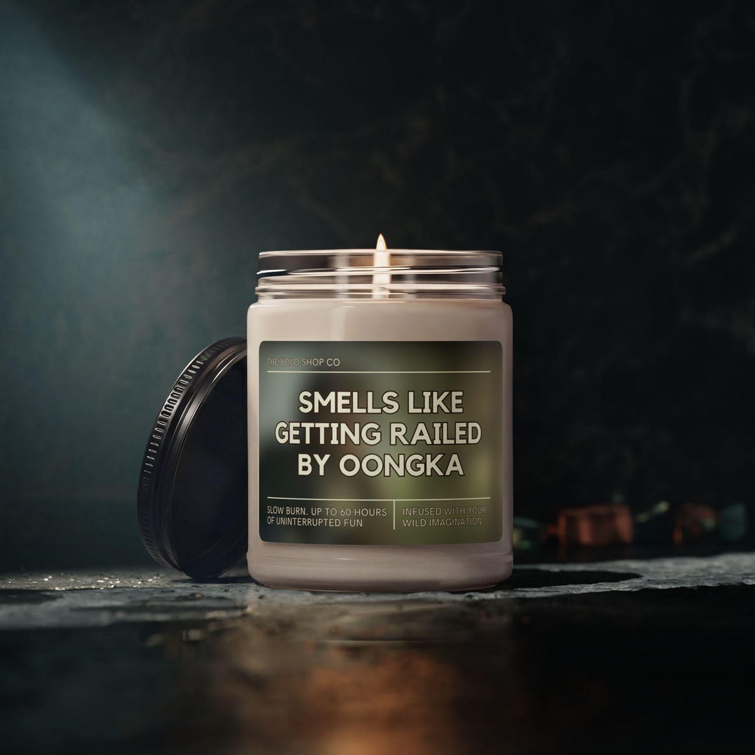 Getting Railed by Oongka Funny Candle, Crimson Desert Fan Gift - Etsy