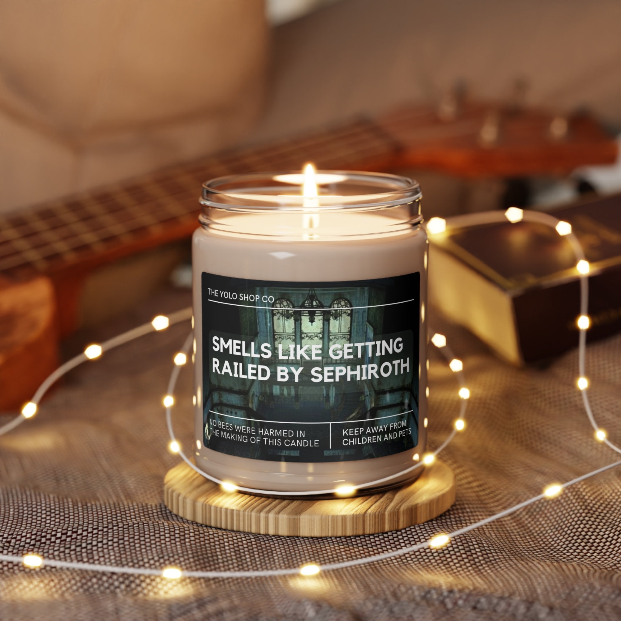 FINAL FANTASY VII AC アロマキャンドル セフィロス Smells Like Getting Railed by Sephiroth Scented Soy Candle, Final