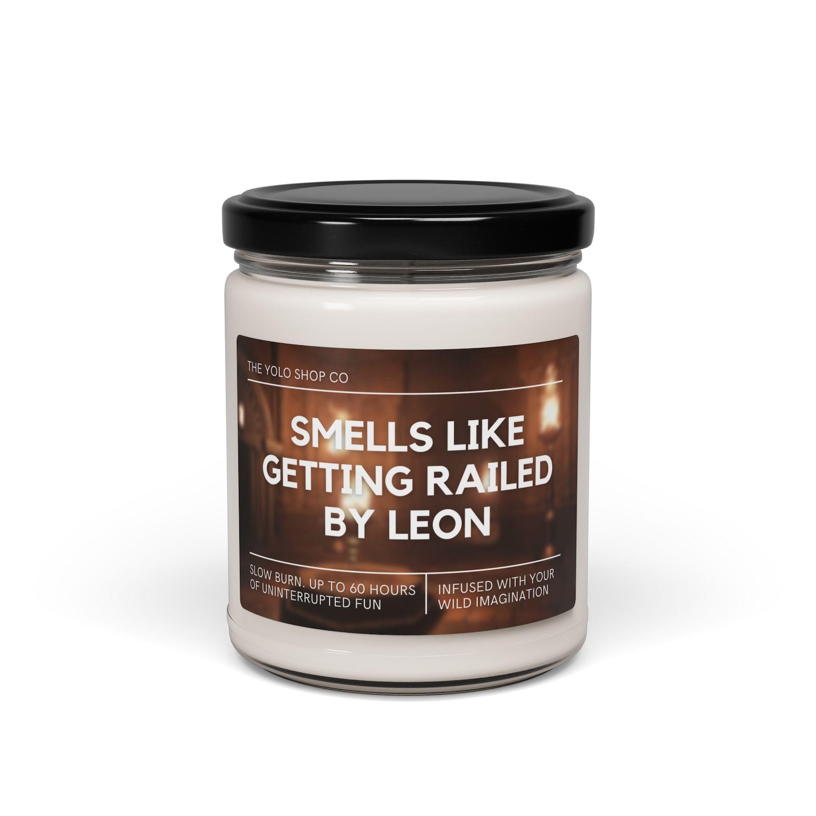 Getting Railed by Leon, Resident Evil Funny Candle Gift - Etsy