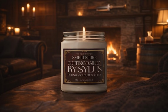 Smells Like Getting Railed by Sylus Candle, Love and Deepspace Soy Candle, Funny Gamer Gift