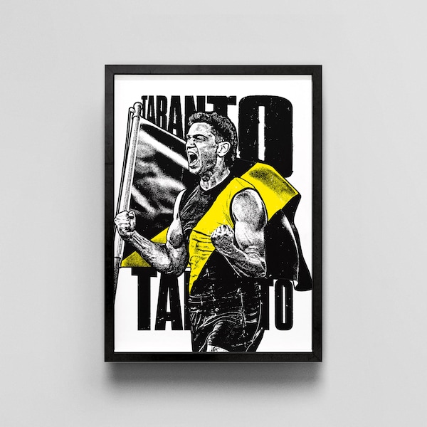 Tim Taranto poster Richmond Tigers football poster AFL poster taranto poster for dad sports poster for son aussie rules poster