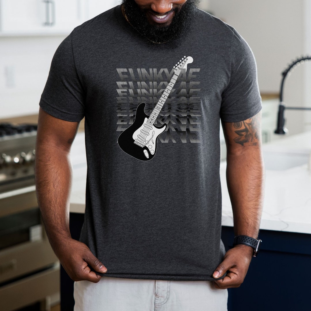 Funky AF Guitar T Shirt Electric Guitar Gifts for Music - Etsy