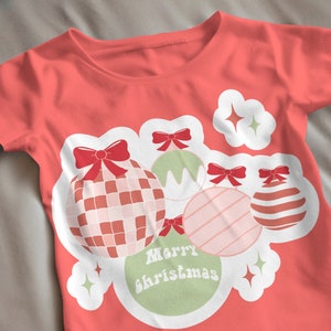 Merry Christmas Ornaments PNG FILE print and cut sublimation heat press graphics