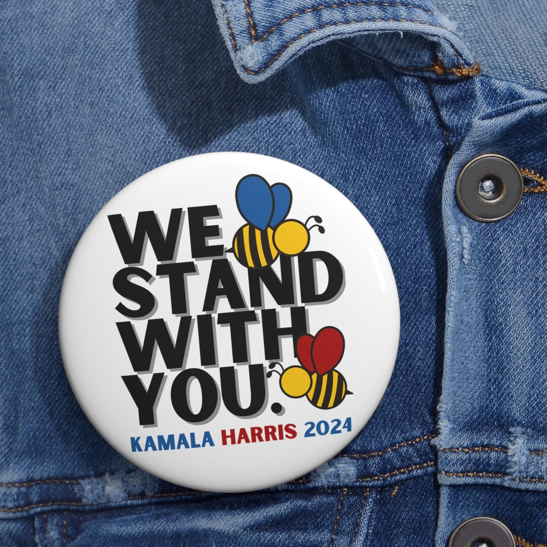 Beehives We Stand With You Pin Buttons - Etsy