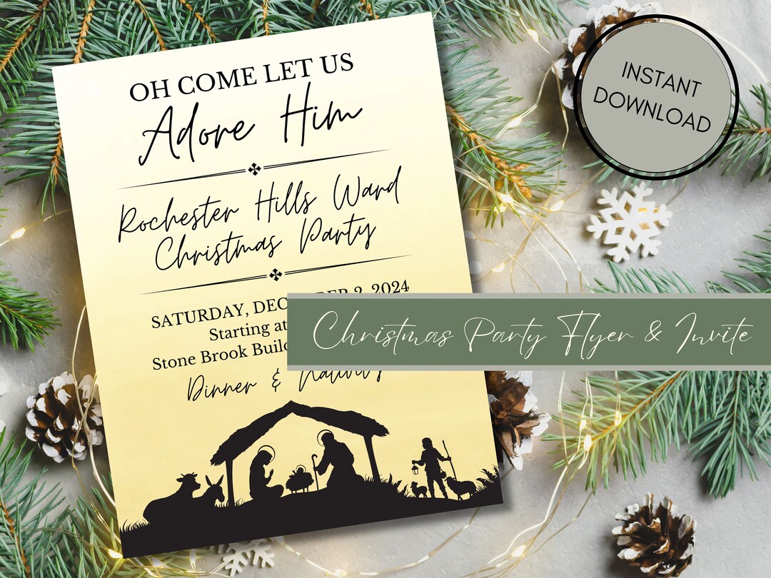 Editable Religious Christmas Party Invitation And Poster Etsy editable-religious-christmas-party-invitation-and-poster-etsy