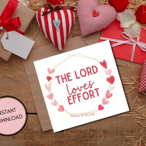 Citas del profeta SUD - Tarjetas de San Valentín SUD - Citas de amor - Folleto para mujeres primarias y jóvenes - Regalo ministerial - San Valentín SUD imprimible