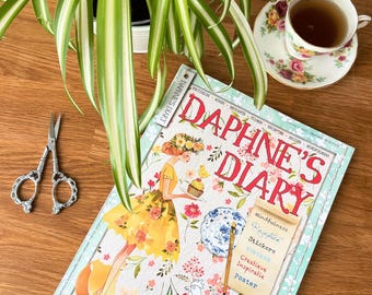 Revista Diario de Daphne n.º 2, Edición de Pascua 2025 (FRANCÉS), revista sobre mindfulness, pintura, arte, cocina, viajes e inspiración creativa.