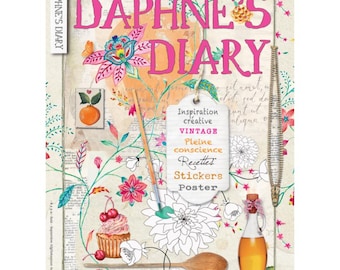 Revista Diario de Daphne n.° 6 2025 (FRANCÉS), una revista sobre mindfulness, pintura, arte, cocina, viajes e inspiración creativa.